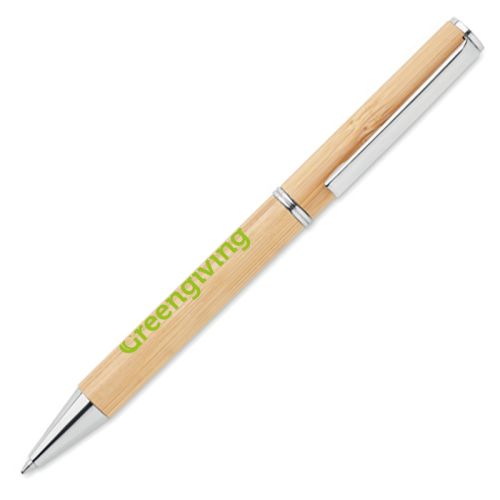 Bamboe draai-balpen - Image 1